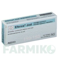 ЭФЕРОКС (EFEROX) 150 мкг/150 мкг таблетки 100 шт - Левотироксин, Йодид калия ARISTO PHARMA