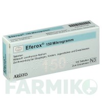 ЭФЕРОКС (EFEROX) 150 мкг таблетки 100 шт - Левотироксин ARISTO PHARMA