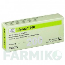 ЕФЕРОКС (EFEROX) 200 таблетки 50 шт - Левотироксин ARISTO PHARMA