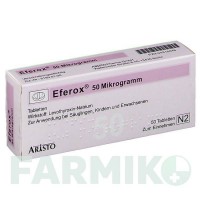 ЕФЕРОКС (EFEROX) 50 мкг таблетки 50 шт - Левотироксин ARISTO PHARMA