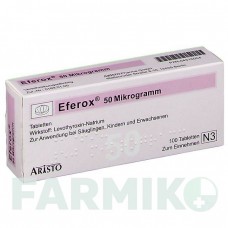ЭФЕРОКС (EFEROX) 50 мкг таблетки 100 шт - Левотироксин ARISTO PHARMA