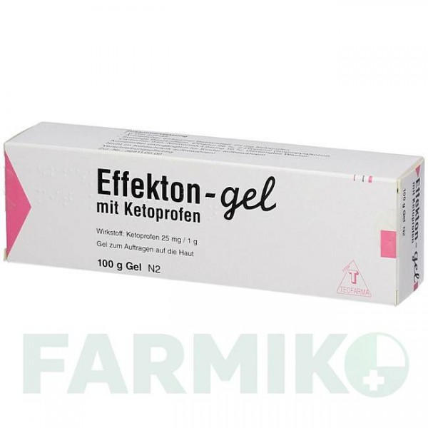 ЭФФЕКТОН (EFFEKTON) гель 100 г - Кетопрофен TEOFARMA