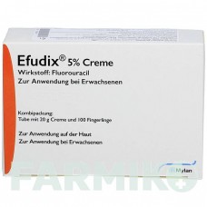 ЭФУДИКС (EFUDIX) 5% крем 20 г - Фторурацил DOCPHARM