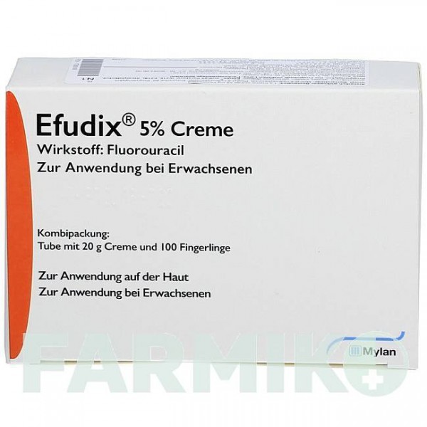 ЭФУДИКС (EFUDIX) 5% крем 20 г - Фторурацил DOCPHARM