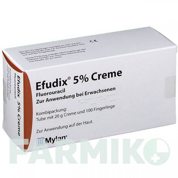 ЕФУДИКС (EFUDIX) 5% крем 20 г - Фторурацил ORIFARM