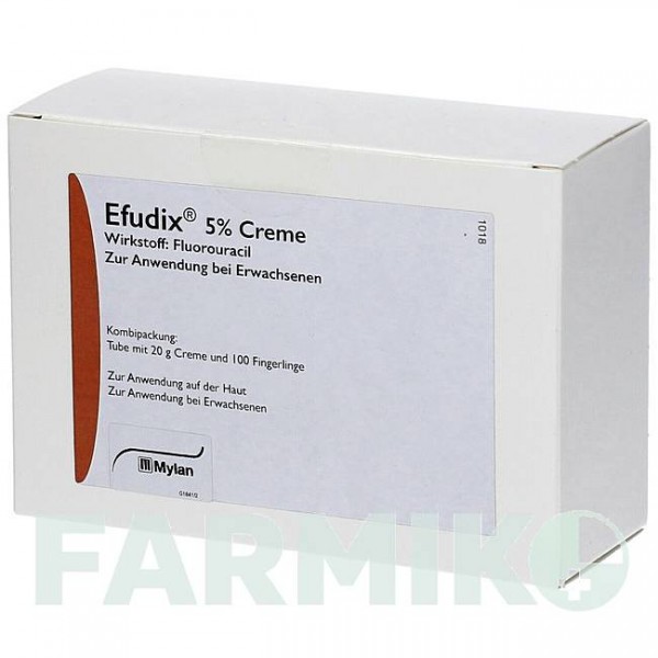 ЭФУДИКС (EFUDIX) 5% крем 20 г - Фторурацил PHARMA GERKE