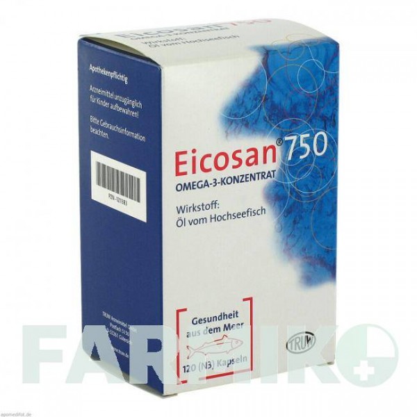 ЭЙКОЗАН (EICOSAN) 750 капсулы 120 шт - Омега-3 с жирными кислотами MED PHARMA SERVICE