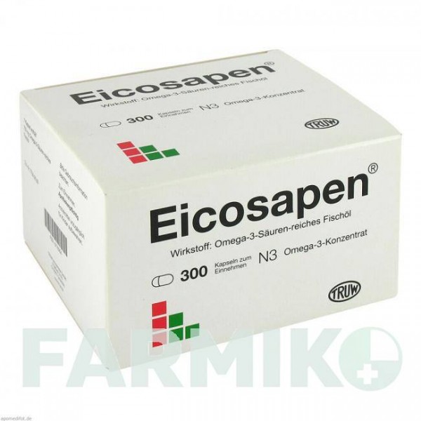 ЭЙКОЗАПЕН (EICOSAPEN) капсулы 300 шт - Омега-3 с жирными кислотами MED PHARMA SERVICE