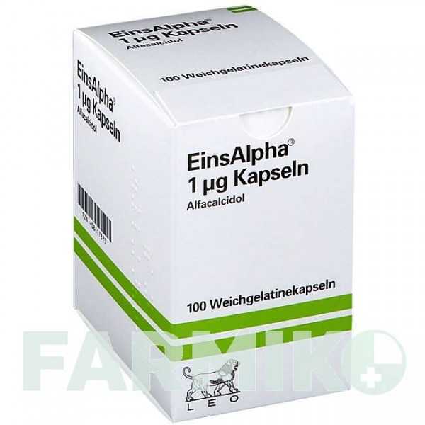 ЕНСАЛЬФА (EINSALPHA) 1 мкг капсули 30 шт - Альфакальцидол CHEPLAPHARM