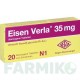 АЙЗЕН ВЕРЛА (EISEN VERLA) 35 мг таблетки 20 шт - Железо (II) глюконат VERLA-PHARM