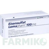 ЕЙЗЕНСУЛЬФАТ (EISENSULFAT) 100 мг таблетки 50 шт - Залізо (II) сульфат LOMAPHARM