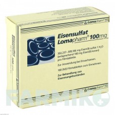 ЭЙЗЕНСУЛЬФАТ (EISENSULFAT) 100 мг таблетки 100 шт - Железо (II) сульфат LOMAPHARM