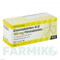 ЭЙЗЕНТАБЛЕТТЕН (EISENTABLETTEN) 100 мг таблетки 50 шт - Железо (II) сульфат ABZ PHARMA