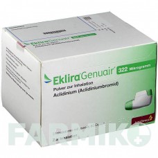 ЭКЛИРА (EKLIRA) 322 мкг 3 х 60 доз порошок 3 шт - Аклидиния бромид ZENTIVA