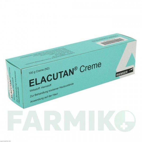 ЕЛАКУТАН (ELACUTAN) крем 100 г - Сечовина ESTEVE PHARMACEUTICALS
