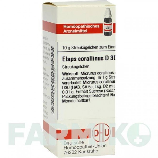 ЭЛАПС (ELAPS) D 30 глобули 10 г - Гомеопатия DHU