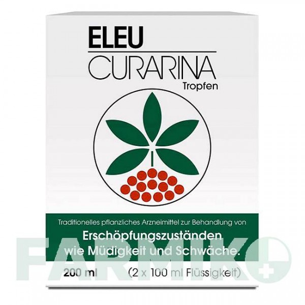 ЭЛЕУ (ELEU) 1 мл капли 2x100 мл - Корень элеутерококка HARRAS PHARMA CURARINA