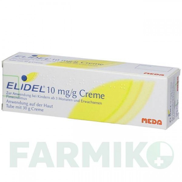 ЭЛИДЕЛ (ELIDEL) 10 мг/г крем 30 г - Пимекролимус FD PHARMA
