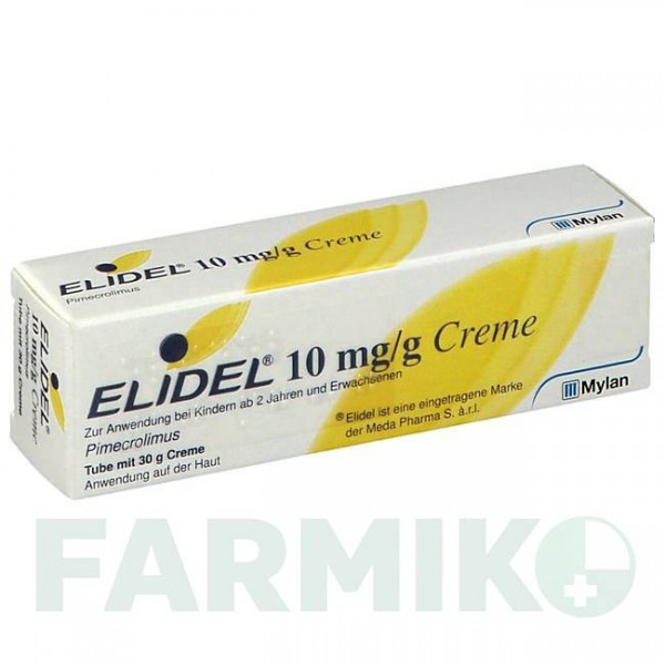 ЭЛИДЕЛ (ELIDEL) 10 мг/г крем 30 г - Пимекролимус KOHLPHARMA