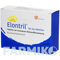 ЭЛОНТРИЛ (ELONTRIL) 150 мг таблетки 3x30 шт - Бупропион AXICORP PHARMA