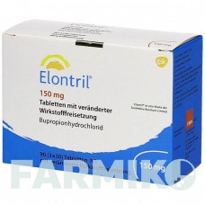 ЕЛОНТРИЛ (ELONTRIL) 150 мг таблетки 3x30 шт - Бупропіон EMRA-MED