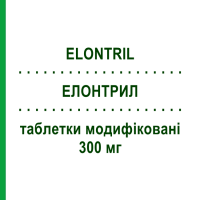 ЭЛОНТРИЛ (ELONTRIL) 300 мг таблетки модифицированные 30 шт - Бупропион GLAXOSMITHKLINE