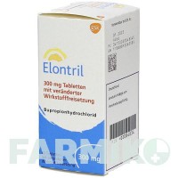 ЕЛОНТРИЛ (ELONTRIL) 300 мг таблетки 30 шт - Бупропіон GLAXOSMITHKLINE