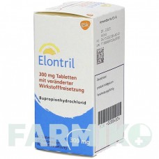 ЕЛОНТРИЛ (ELONTRIL) 300 мг таблетки 30 шт - Бупропіон GLAXOSMITHKLINE