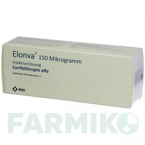 ЭЛОНВА (ELONVA) 150 мкг раствор 1 шт - Корифоллитропин альфа SYNCO PHARMA