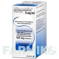 ЕЛОКСАТИН (ELOXATIN) 5 мг/мл 100 мг флакон 1 шт - Оксаліплатин SANOFI