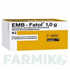 ЭМБ ФАТОЛ (EMB FATOL) 1,0 концентрат 10x10 мл - Этамбутол ESTEVE PHARMACEUTICALS