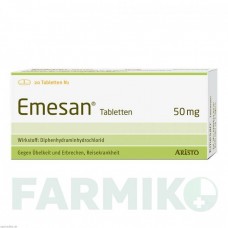 ЕМЕЗАН (EMESAN) таблетки 20 шт - Дифенгідрамін ARISTO PHARMA