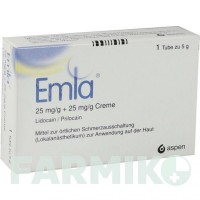 ЭМЛА (EMLA) 25 мг/г + 25 мг/г крем 5 г - Активные вещества ASPEN