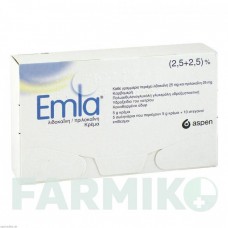 ЭМЛА (EMLA) 25 мг/г + 25 мг/г крем 5x5 г - Активные вещества EMRA-MED