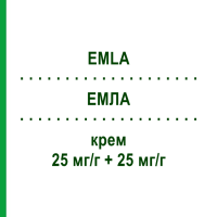 ЭМЛА (EMLA) 25 мг/г + 25 мг/г крем 30 г - Активные вещества KOHLPHARMA