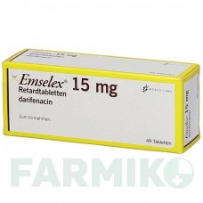 ЭМСЕЛЕКС (EMSELEX) 15 мг таблетки 49 шт - Дарифенацин ZR PHARMA