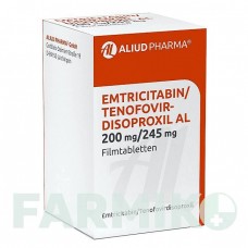 ЭМТРИЦИТАБИН (EMTRICITABIN) 200/245 мг таблетки 3x30 шт - Тенофовир, Эмтрицитабин ALIUD PHARMA