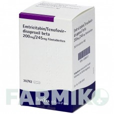 ЭМТРИЦИТАБИН (EMTRICITABIN) 200 мг/245 мг таблетки 30 шт - Тенофовир, Эмтрицитабин BETAPHARM