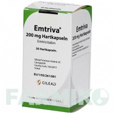 ЕМТРИВА (EMTRIVA) 200 мг капсули 30 шт - Емтрицитабін EMRA-MED