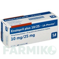 ЕНАЛАПРИЛ (ENALAPRIL) 45931 таблетки 100 шт - Еналаприл, Гідрохлоротіазид 1 A PHARMA