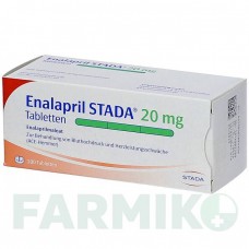 ЕНАЛАПРИЛ (ENALAPRIL) 20 мг таблетки 100 шт - Еналаприл STADAPHARM