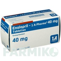 ЕНАЛАПРИЛ (ENALAPRIL) 40 мг таблетки 30 шт - Еналаприл 1 A PHARMA