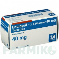 ЕНАЛАПРИЛ (ENALAPRIL) 40 мг таблетки 30 шт - Еналаприл 1 A PHARMA
