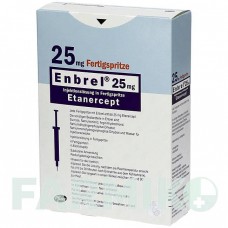 ЭНБРЕЛ (ENBREL) 25 мг раствор 4 шт - Этанерцепт PFIZER