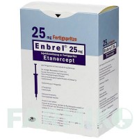 ЕНБРЕЛ (ENBREL) 25 мг розчин 8 шт - Етанерцепт PFIZER