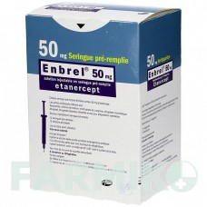 ЕНБРЕЛ (ENBREL) 50 мг розчин 4 шт - Етанерцепт CC PHARMA