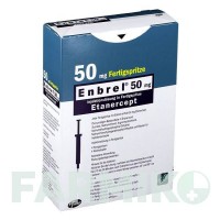 ЭНБРЕЛ (ENBREL) 50 мг раствор 4 шт - Этанерцепт PFIZER