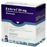ЕНБРЕЛ (ENBREL) 50 мг розчин 4 шт - Етанерцепт PFIZER