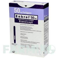 ЕНБРЕЛ (ENBREL) 50 мг розчин 4 шт - Етанерцепт PFIZER