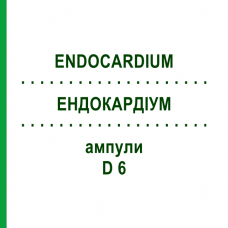 ЕНДОКАРДІУМ (ENDOCARDIUM) D 6 ампули 10x1 мл - Гомеопатія WALA HEILMITTEL